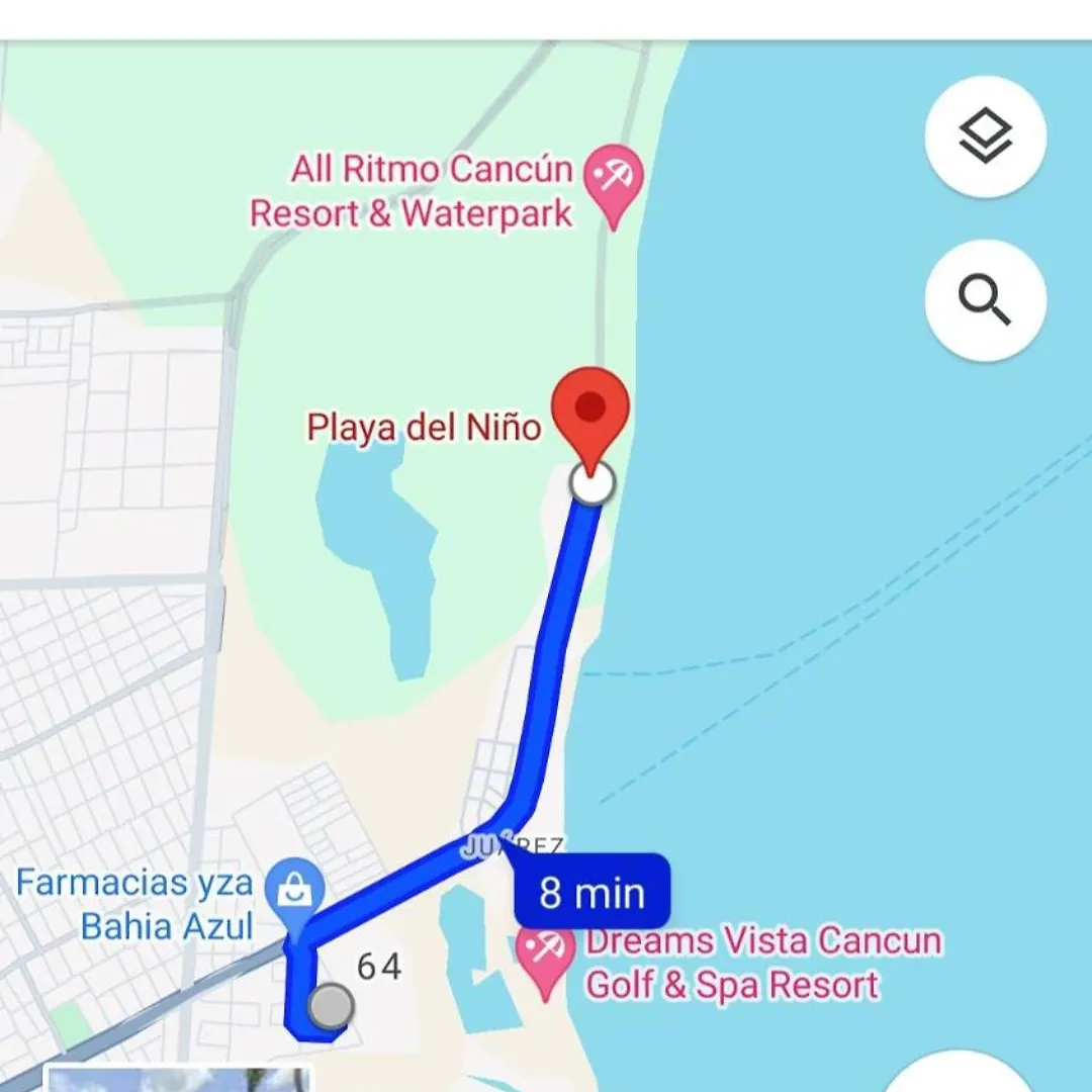 Apartamento Casa Coati Cancun 5 Min Playa